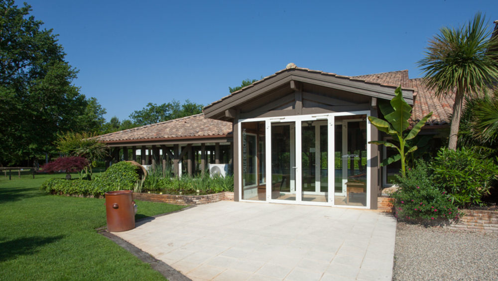 Hôtel La Ferme d'En Chon Biscarrosse Exterior foto